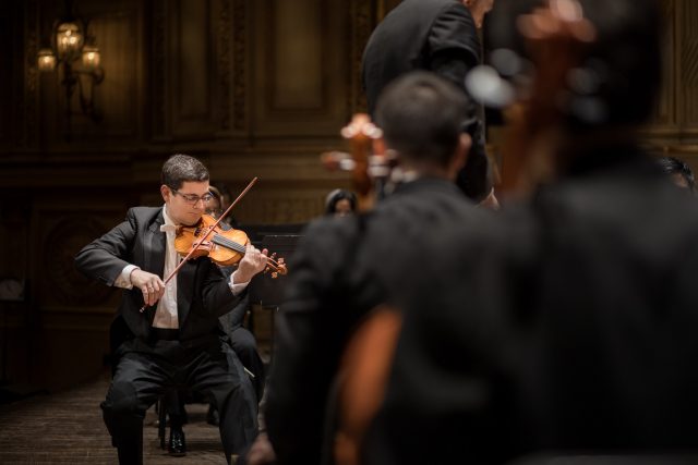 Vancouver Symphony Orchestra plays at the Orpheum theatre